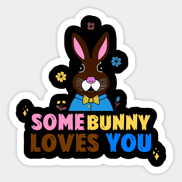 FUNNY Easter Quotes Easter Bunny Rabbit Sticker by SartorisArt1